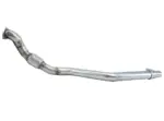 Bull-X downpipe 3"/76 mm, middle silencer replacement for Audi A4/A5 B9 2.0 TFSI