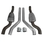 Bull-X sports catalyst / replacement pipes 3"/76 mm for Audi RS6/RS7 C8, 600 PS