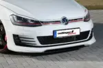 Oettinger front spoiler + splitter for Golf 7 GTI/GTD/R
