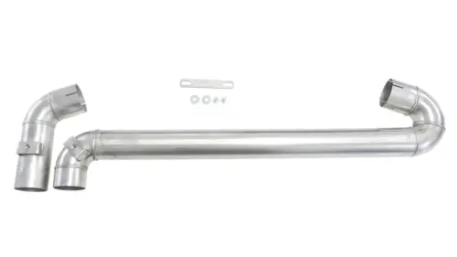 Bull-X VAG02 exhaust tips, left-hand set, for VW Golf 5/6, Scirocco and Audi A3 8P