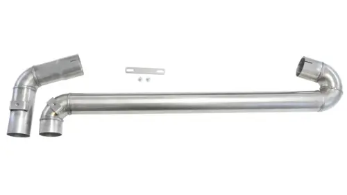 Bull-X VAG02 left exhaust tip bend set for VW Golf 7 GTI, Seat Leon 5F