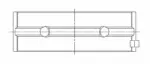 ACL Race main bearings for Mitsubishi 4B11