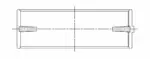 ACL Race main bearings for Honda K20C