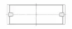 ACL Race main bearings for Ford Cosworth YB / L3-VDT