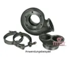 Manifold V-Band TwinScroll Inlet Flange for Garrett Housings - cast iron
