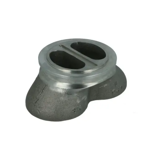 Manifold V-Band TwinScroll Inlet Flange for Garrett Housings - cast iron