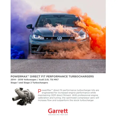 Garrett PowerMax Stage 1 turbina GT2260S za VAG EA888 Gen3 (do 485 KS)