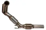 HJS downpipe 76 mm for VW Polo VI (without OPF)