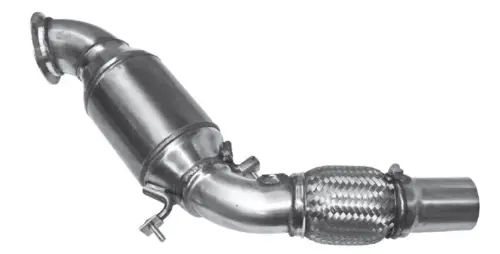 HJS downpipe 63.5 mm for BMW 1 F20/F21, BMW 3 F30/F31/F34 and other vehicles