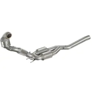 HJS downpipe 76 mm with ECE approval for VW Golf VII, Audi A3 8V and other vehicles