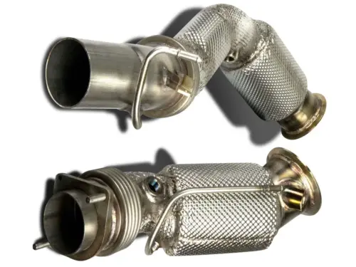 HJS downpipe with ECE approval for BMW 2 F22/F23/F45, BMW 4 F32/F33/F36 and other vehicles (Euro 6d-temp)