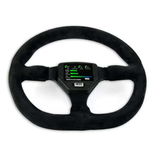 CANchecked SWD32 GEN 2 universal display for flat steering wheels