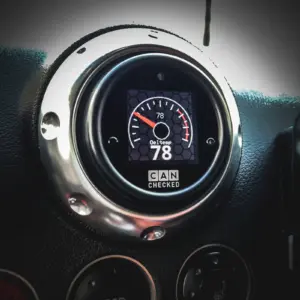 CANchecked okvir 52 mm za MFD15 GEN 2 – CANchecked MFD15 GEN 2 CAN Bus display with adapter ring Audi TT 8N